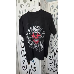 RipNdip Muerto Skull Graphic T Black Med Cotton Streetwear nwot Goth Punk Shirt